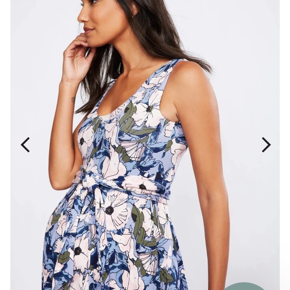 A Pea in the Pod maternity dress, floral, size XS - Picture 3 of 7